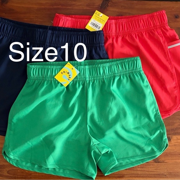 🌈 Bundle of 7 Kids StayCool Running Shorts 🌈 Sizes 10-12 - Picture 2 of 14